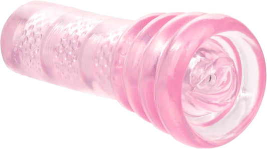 Adam &amp;amp; Eve Super Head Honcho Masturbator, Upgraded Male Stroker with Strong Suction and Longer Tunnel, Soft Stretchy TPR, Open Ended for Easy Cleaning, Textured Sleeve for Intense Stimulation
